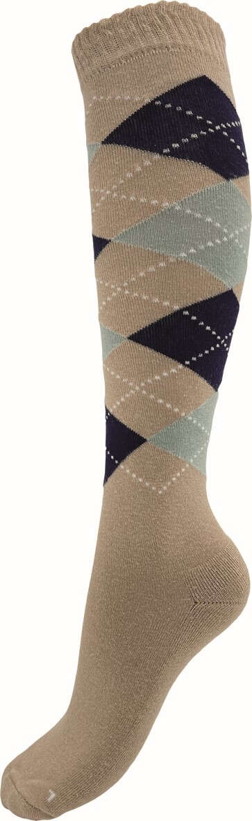 KANTRIE Kniestrümpfe Karo